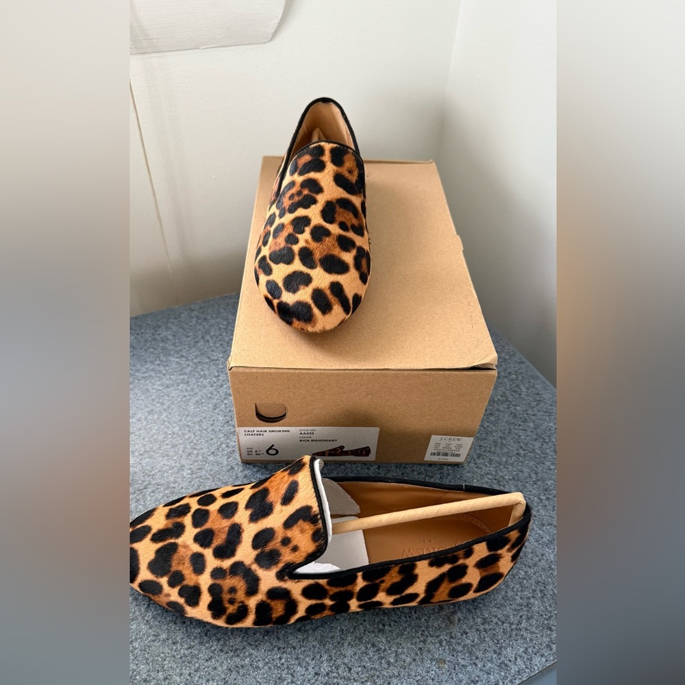 EUC J. Crew Woman’s Calf Hair Loafers